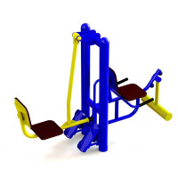 Вуличний спортивний тренажер "Жим ногами – розгинач стегна"